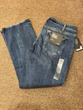 Women's Plus size Silver Suki, slim boot, medium indigo wash