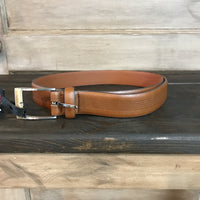 Leather Belt-Cognac