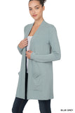Women's open front, perfect weight cardigan