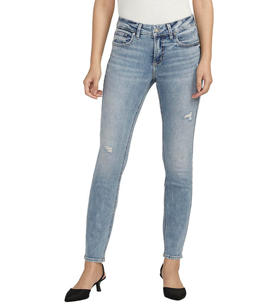 women's Elyse mid rise skinny jean by Silver Jean Co.