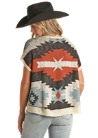 Women's drop shoulder, sweater by rock & roll Panhandle - regular & plus sizes