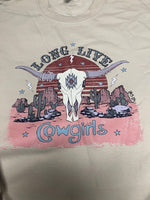 Women's "Long live Cowgirls" crewneck sweatshirt