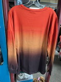 Women's Longsleeve Orange, gold & brown tee - Regular & Plus size