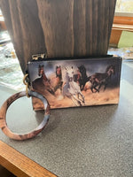 women's Running horses wallet