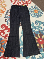 Women's Rock & Roll Denim, black reversible jeans