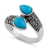 Turquoise & sterling silver ring