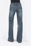 Women's City Trouser jeans - by Stetson - med. indigo wash