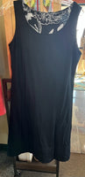 Women's reversible black & white sleeveless dress