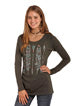 Women’s Rock & Roll Cowgirl Feather LS