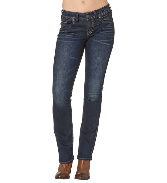 Women’s silver jeans, Suki, mid-slim, boot