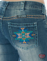 Women's Cowgirl Tuff Bold Aztec Jeans
