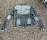 Grace in LA jean jacket in regular and plus sizes