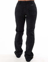 Cowgirl Tuff Black pinstripe jeans