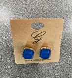 Cute square post earrings