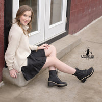 Women's  -  Corkys Black "Ghosted" boots