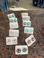 Assorted post earrings