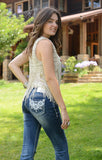 Grace in LA jeans with 36" inseam
