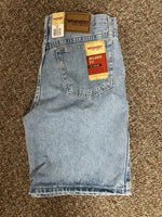 Men's light wash jean shorts