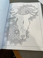Western Vibes Adult Coloring Book