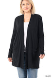 Women's Plus size, open front, perfect weight cardigan