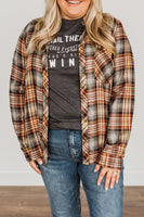 Women's Plus size Flannel shirt/shacket