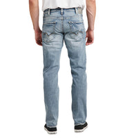 Mens Silver jeans. Eddie light wash, relaxed fit