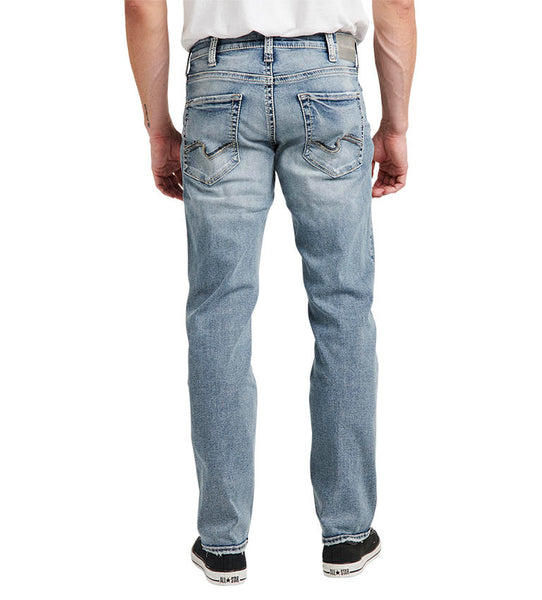 Mens Silver jeans. Eddie light wash, relaxed fit