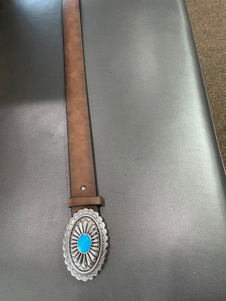 Women's Ariat Brown leather belt