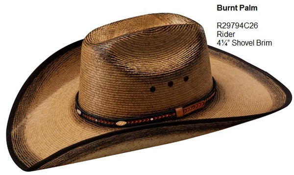 Burnt Palm Cowboy Hat
