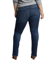 Women's plus size silver Suki jeans