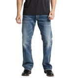 Mens Silver - Zac - jeans Relaxed fit, straight leg