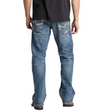 Mens Silver - Zac - jeans Relaxed fit, straight leg